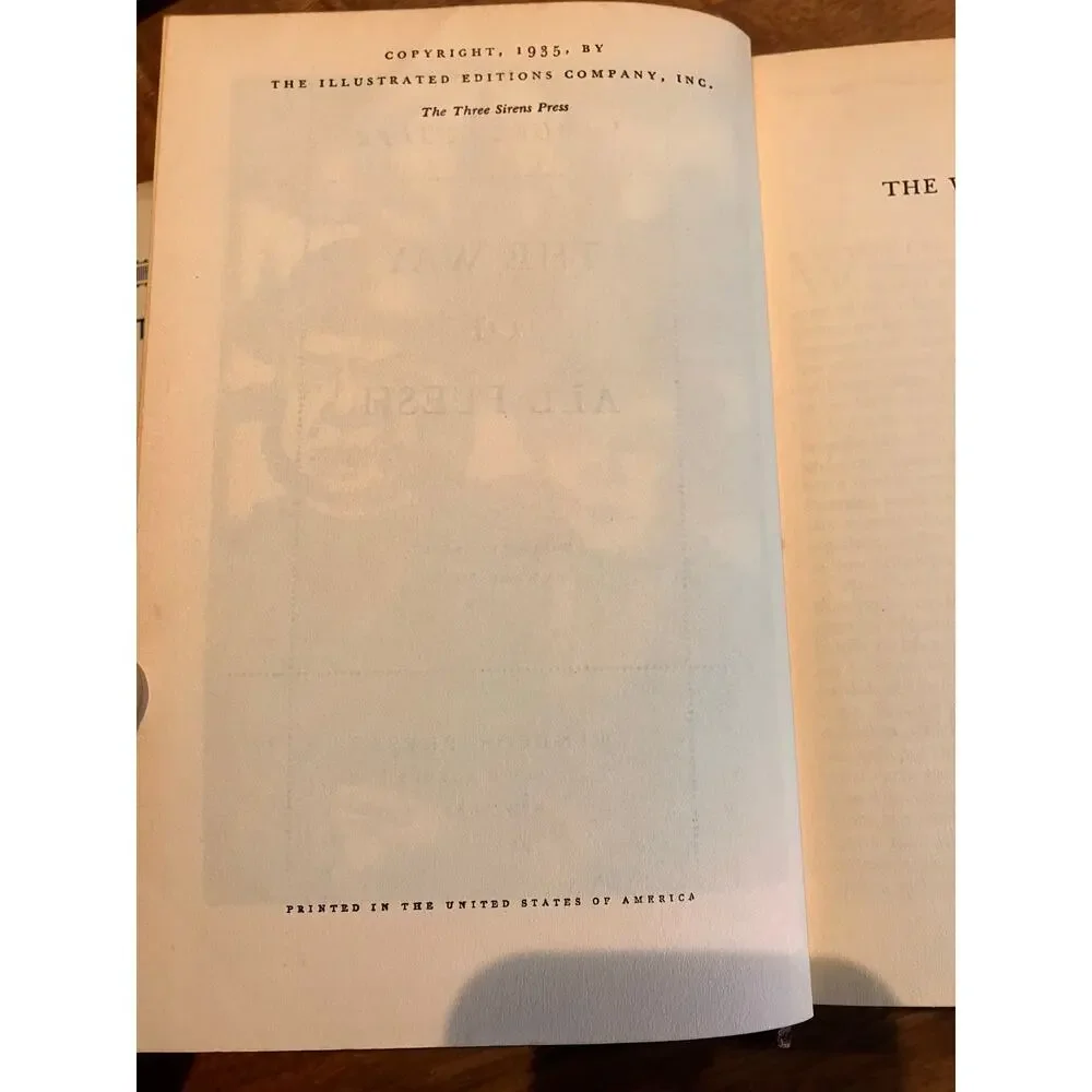 The Way of All Flesh by Samuel Butler Illustrated 1935 Hardcover Dust Jacket VTG